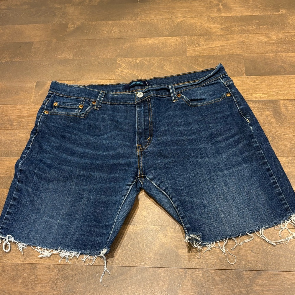 Levis Boyfriend 513 Denim Shorts / Jorts size 15